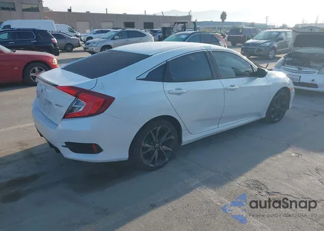 2020 Honda Civic Sport z USA, uszkodzony, nr VIN 19XFC2F8XLE216119
